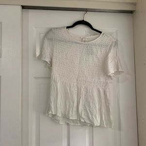 Cute white top